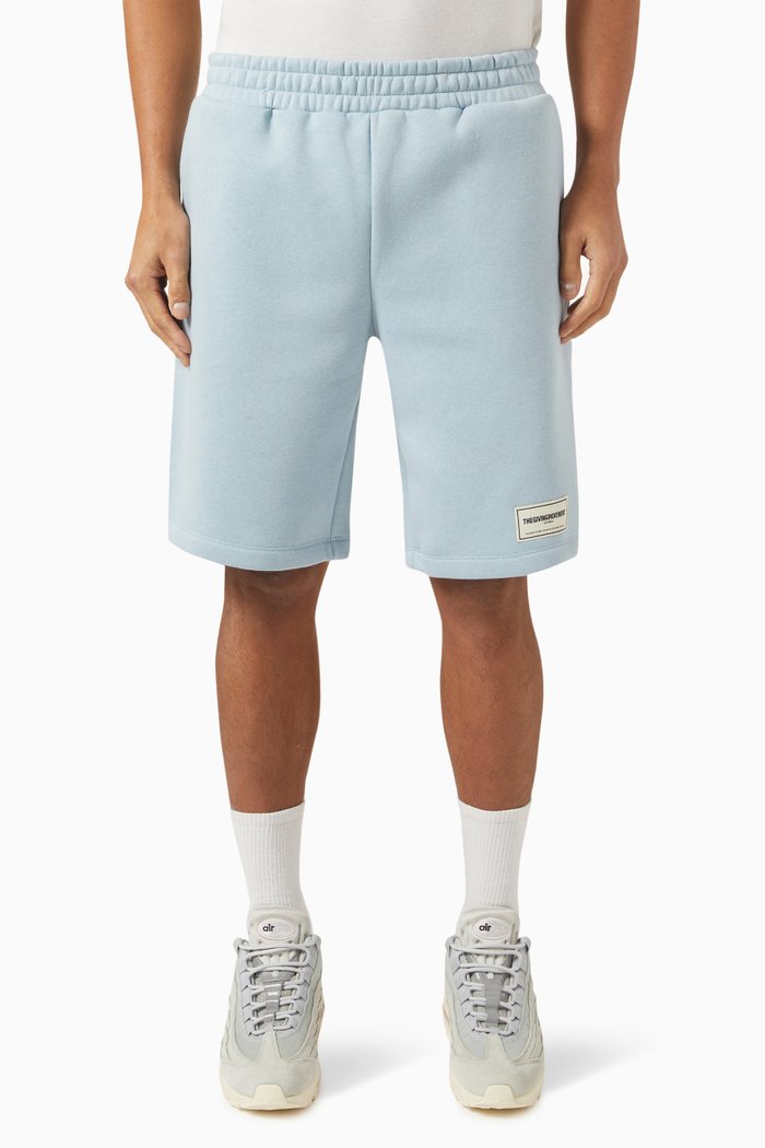 

Lounge Shorts in Organic Fleece, Blue