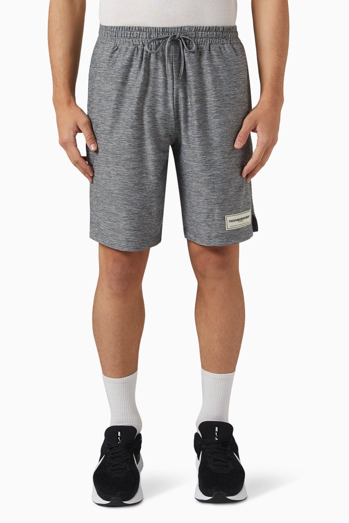 

Long Length Single Layer Shorts in MVMT100©, Grey