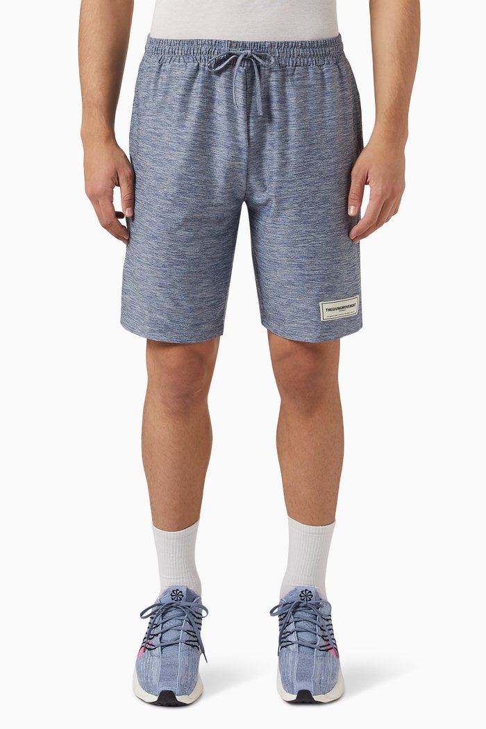 Long Length Single Layer Shorts in MVMT100©, Blue