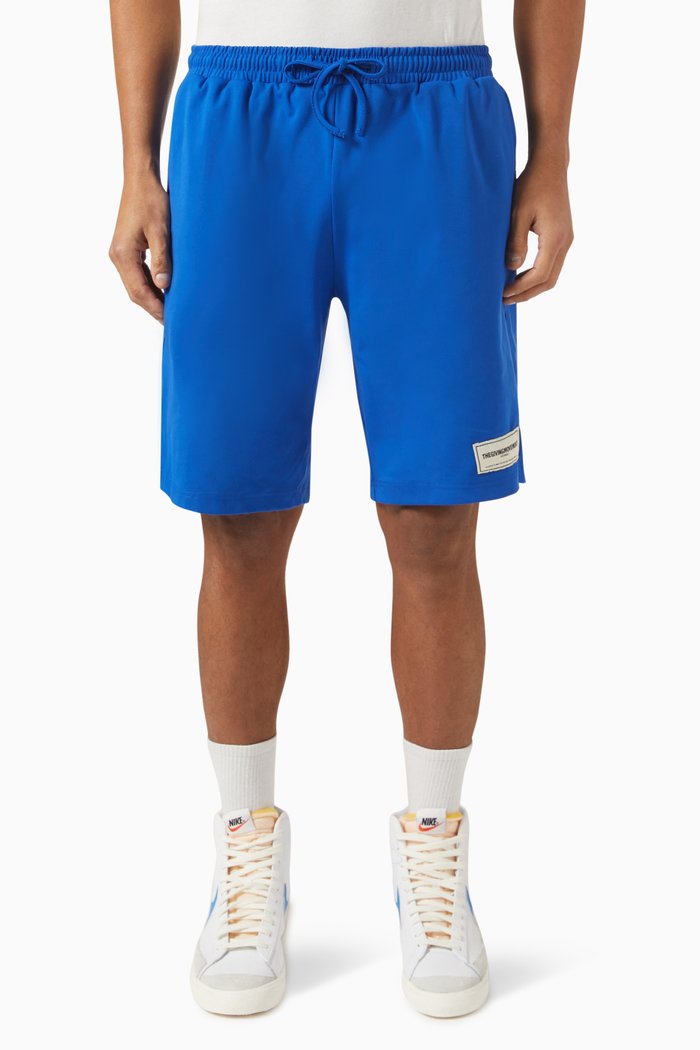 Single-layer Shorts in Recycled Nylon, Blue