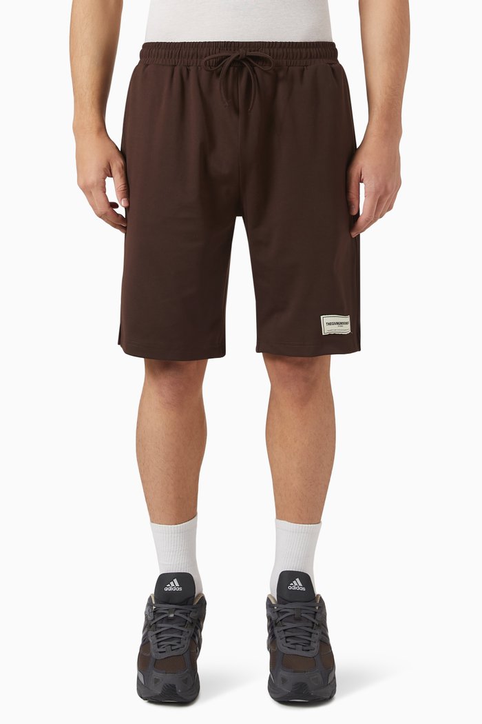 

Single-layer Shorts in Recycled Nylon, Brown