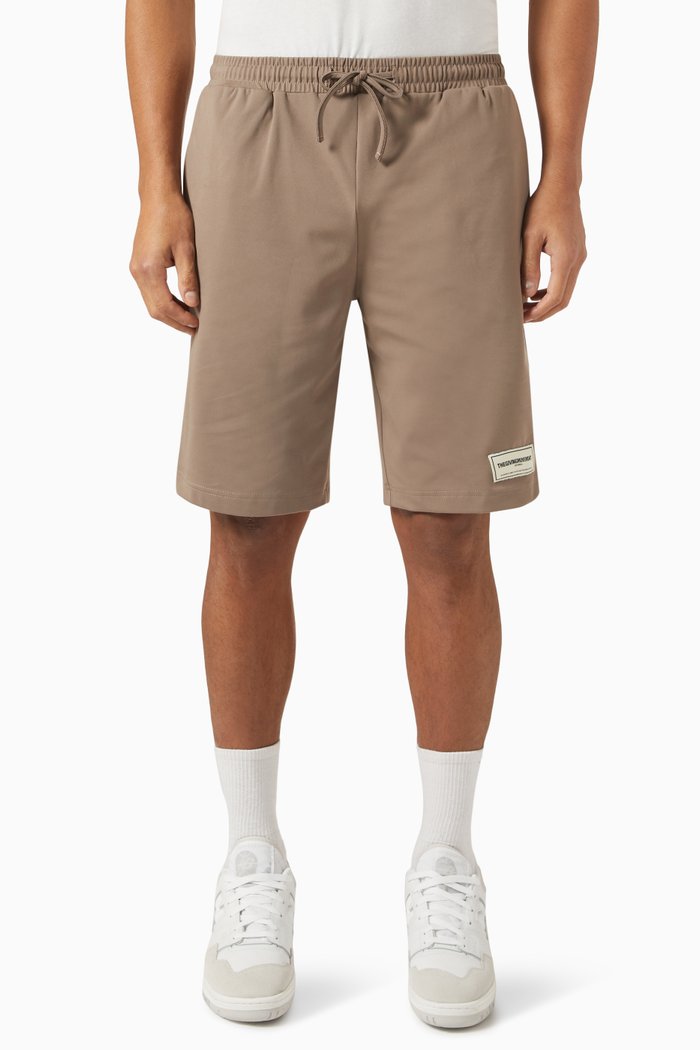 

Single-layer Shorts in Recycled Nylon, Brown