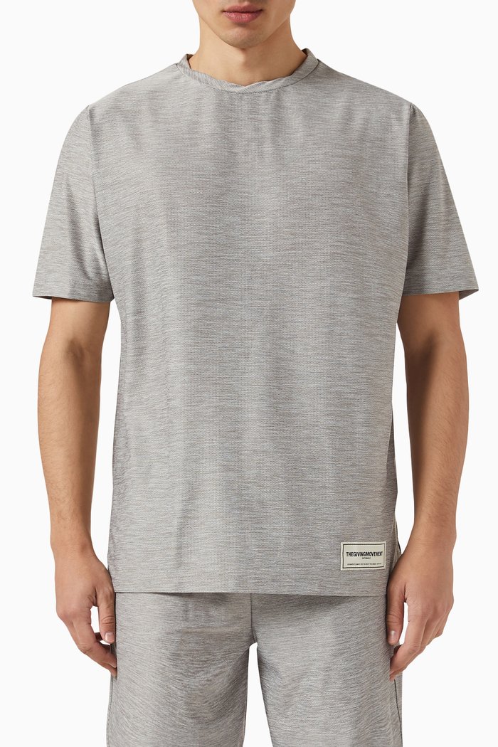 

Regular Fit T-Shirt in MVMT100©, Grey