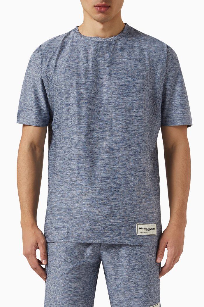 

Regular Fit T-Shirt in MVMT100©, Blue