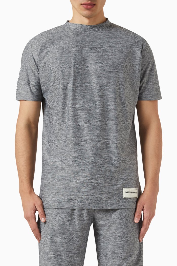 

Fitted Active T-Shirt in MVMT100©, Grey