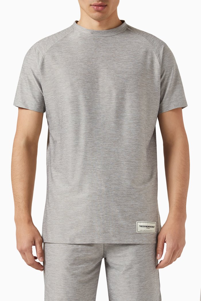 

Fitted Active T-Shirt in MVMT100©, Grey