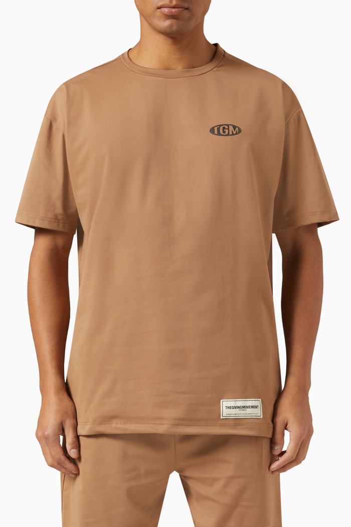 

Relaxed T-shirt in Light Softskin100©, Neutral