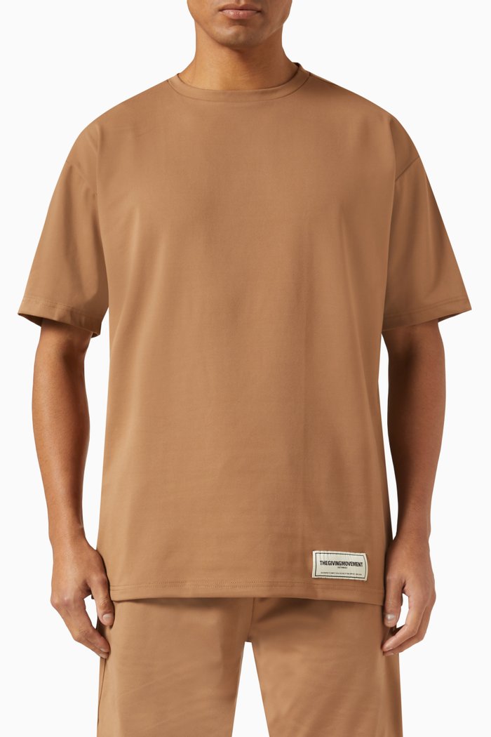 

Oversized T Shirt in Light Softskin100©, Neutral