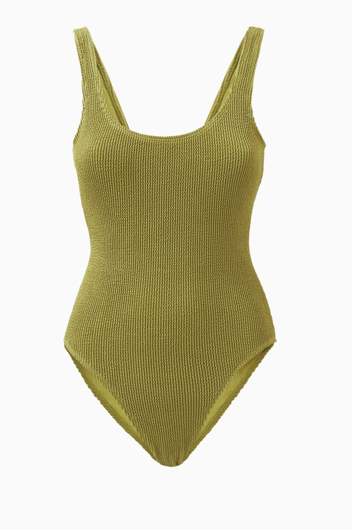 

Always Fits Modern Tank One-piece Swimsuit, Green