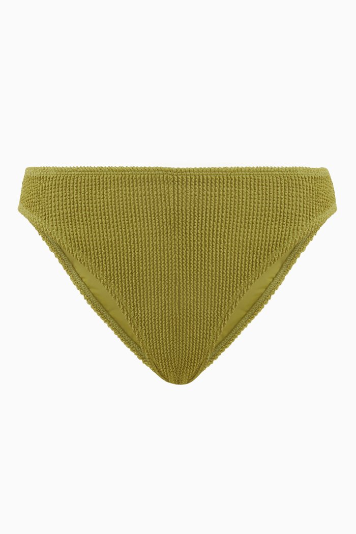 

Always Better Bikini Bottom in Stretch Nylon, Green