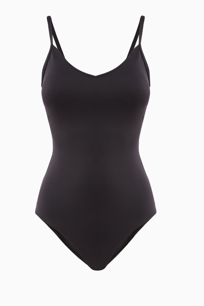 

Sculpt Tie-up One-piece Swimsuit, Black