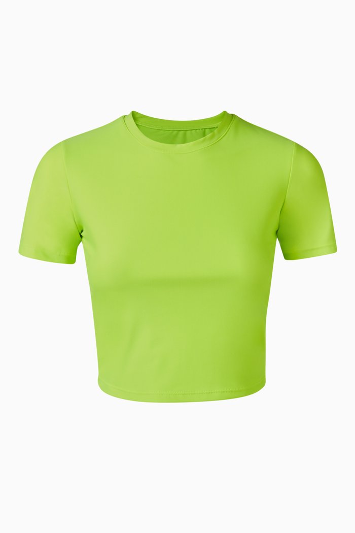 

Swim Crop T-shirt, Green