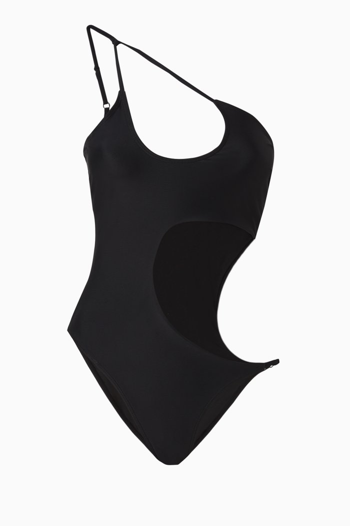 

Miami Cut-out One-piece Swimsuit, Black