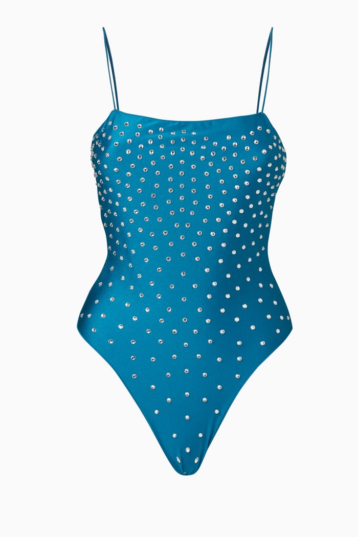 

Gem One-piece Swimsuit, Blue