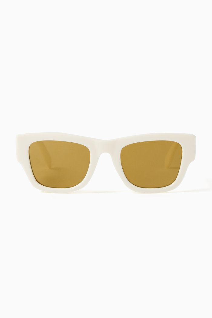

Volcan Sunglasses in Acetate, White
