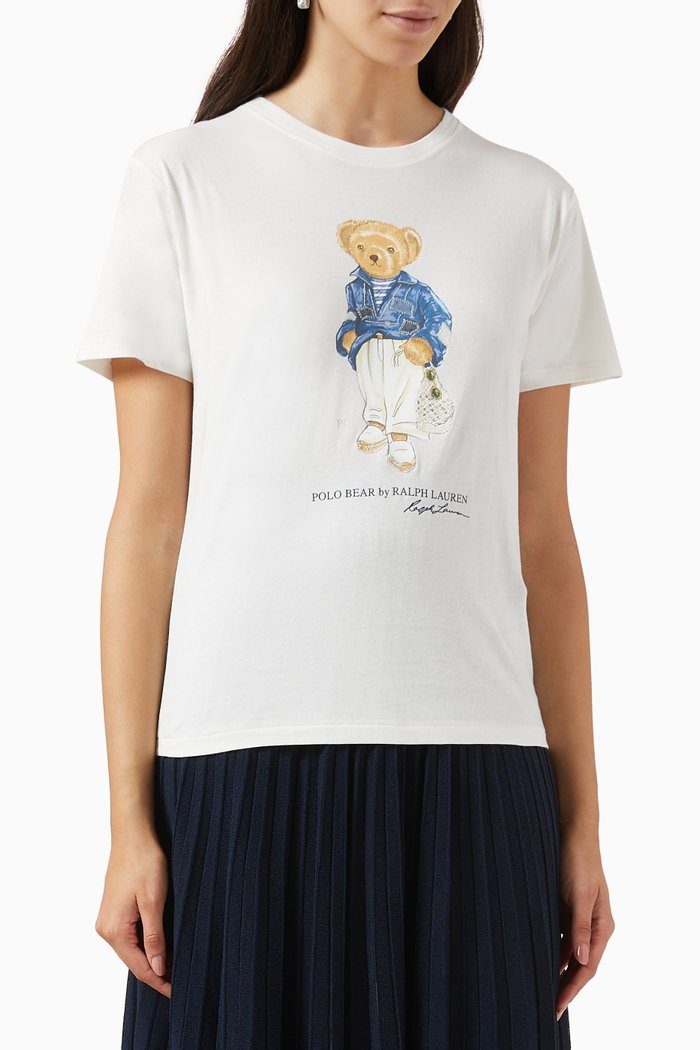 

Polo Bear Logo T-shirt in Cotton-jersey, Neutral