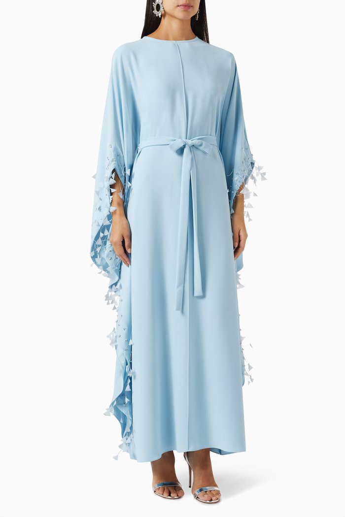 

Constance Embellished Kaftan, Blue