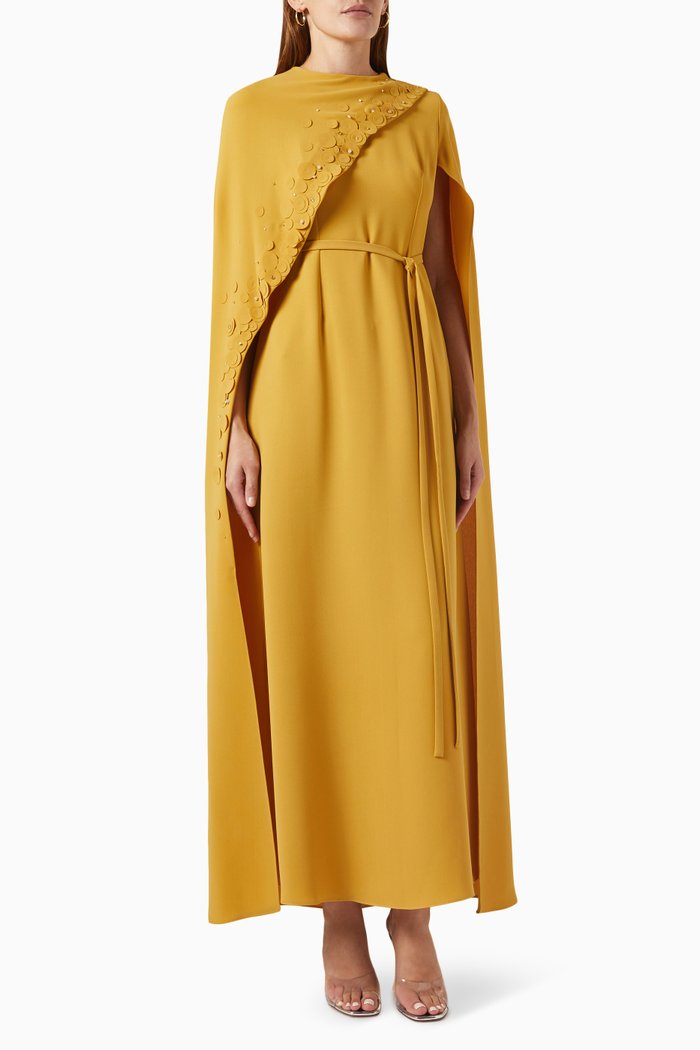 

Leticia Cape Kaftan, Yellow