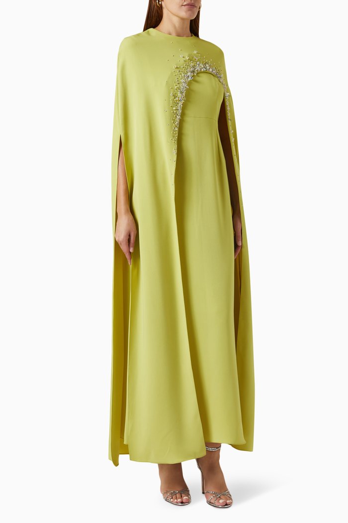 

Kyomi Cape Kaftan, Green