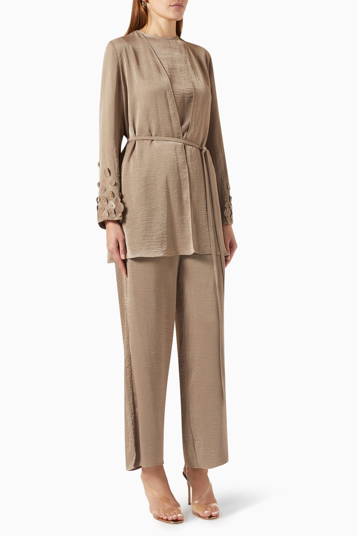 

Freya Jacket, Top & Pants Set, Grey