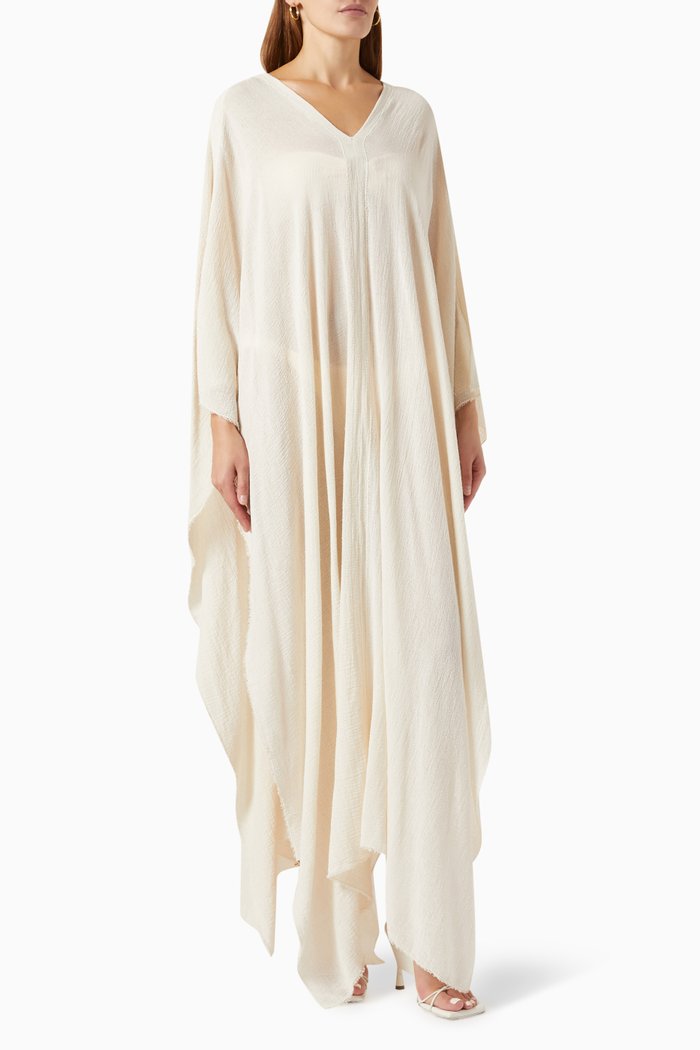 

Koyok Poncho in Cotton-gauze, Neutral