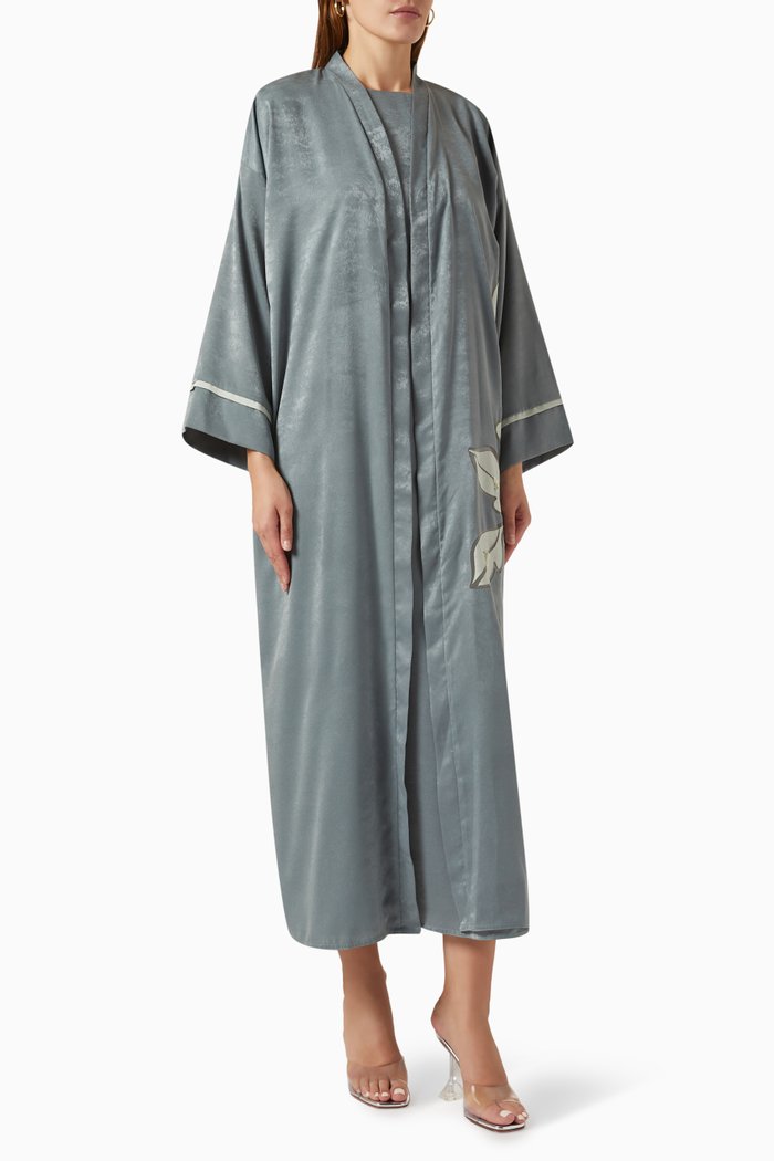 

Floral Abaya, Green
