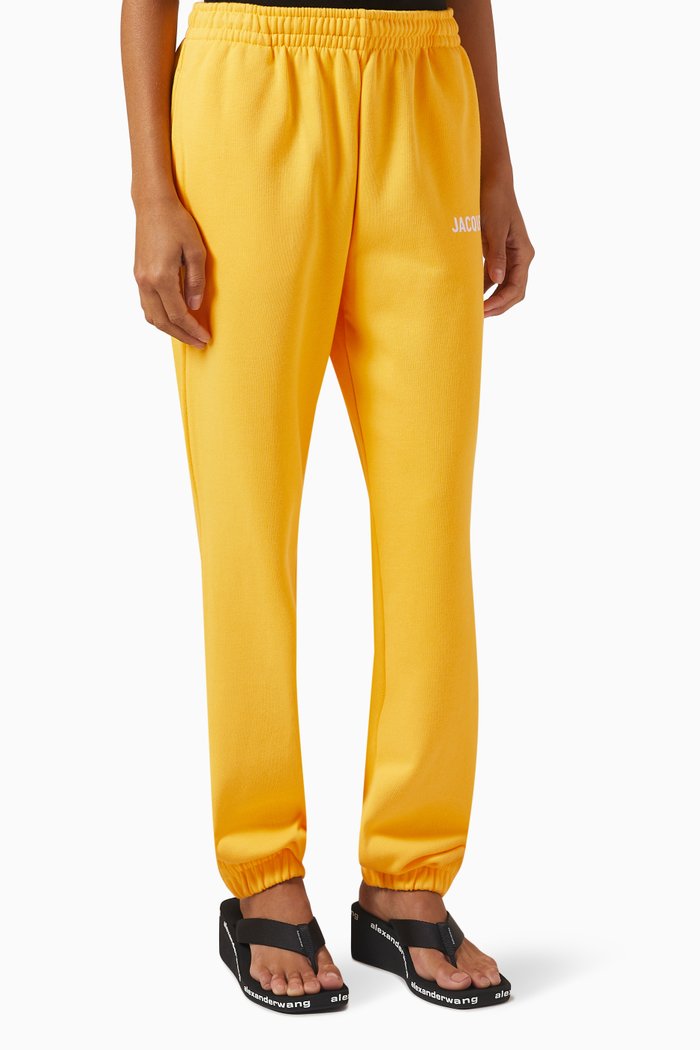 

Le Jogging Jacquemus Sweatpants in Cotton, Yellow