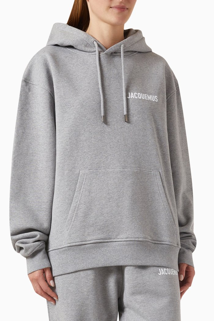 Le Sweatshirt Jacquemus in Cotton, Grey