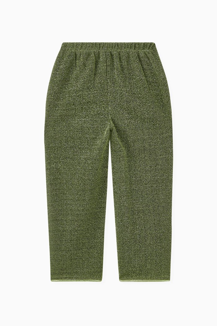 Metallic Pants in Polyamide-blend, Green