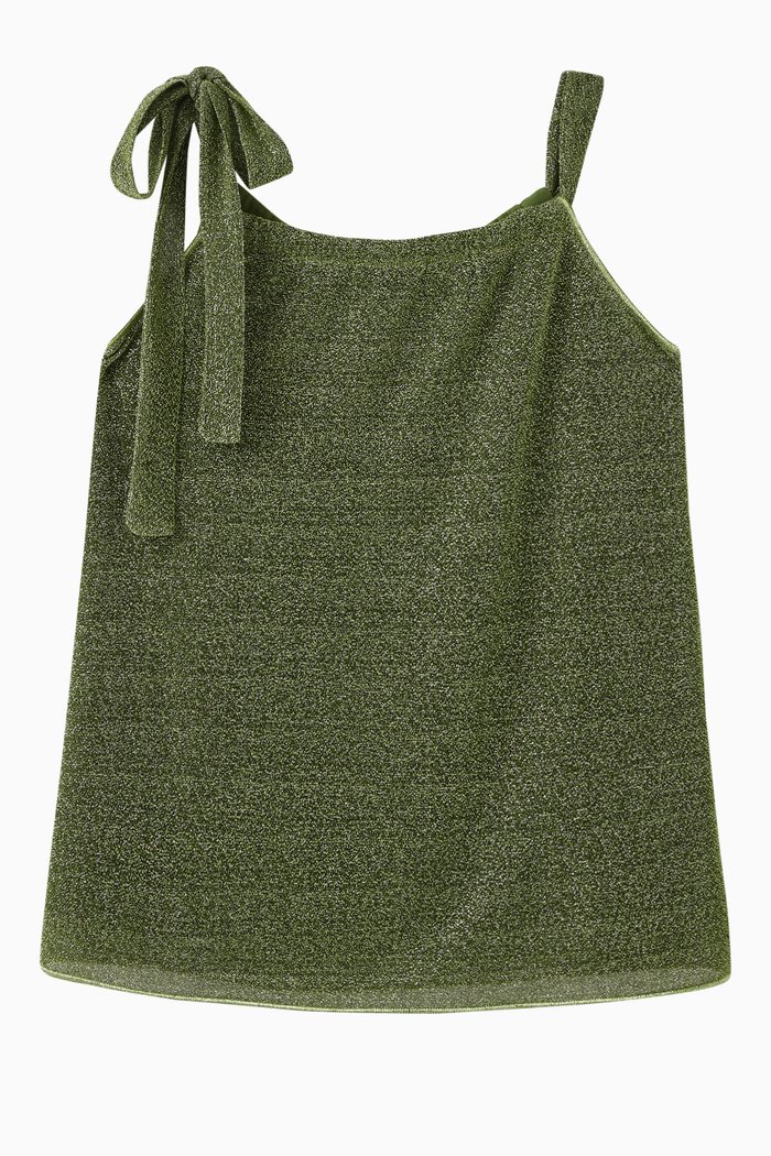 

Metallic Dress in Polyamide-blend, Green