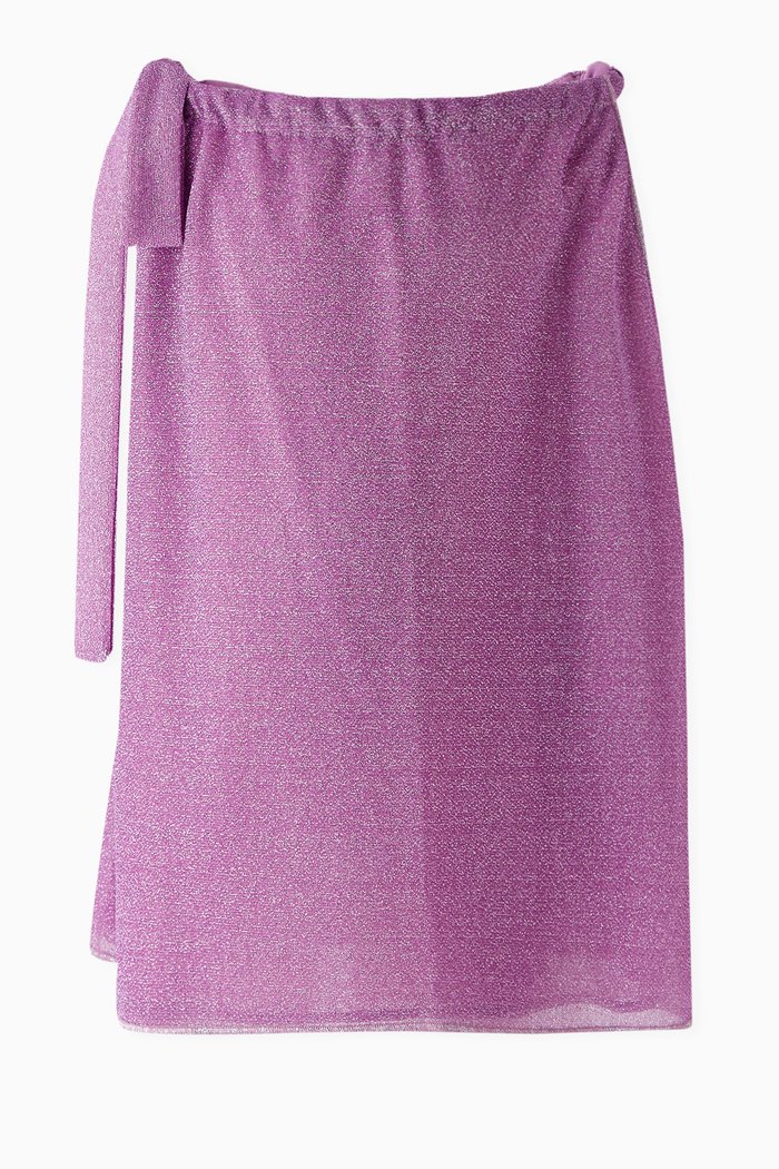

Metallic Dress in Polyamide-blend, Purple