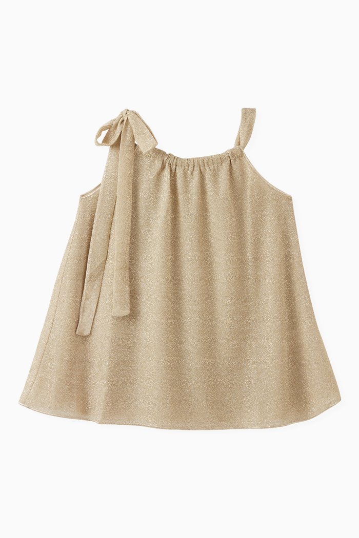 

Metallic Dress in Polyamide-blend, Silver