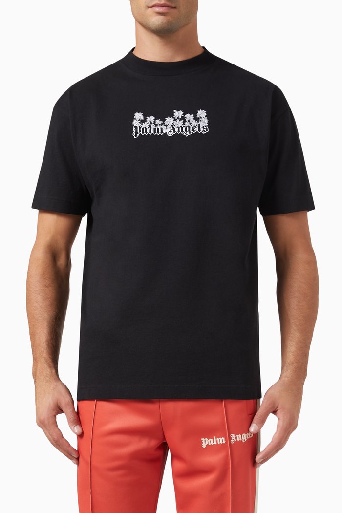 

Graphic Logo T-shirt in Cotton, Black