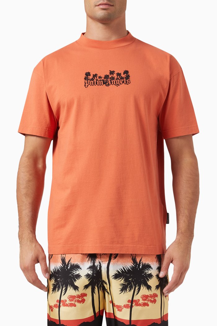 

Graphic Logo T-shirt in Cotton, Orange