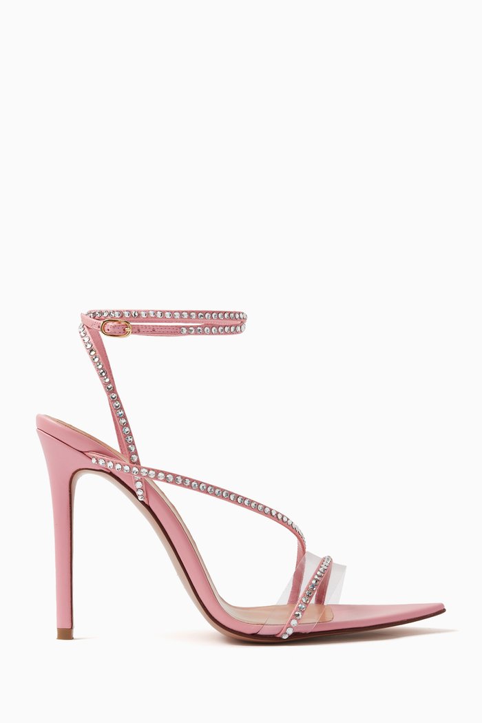 

Dassy 105 Crystal-embellished Sandals in PVC, Pink
