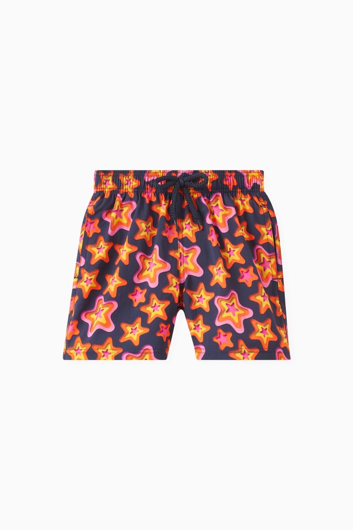 

Star Print Swim Shorts, Multicolour
