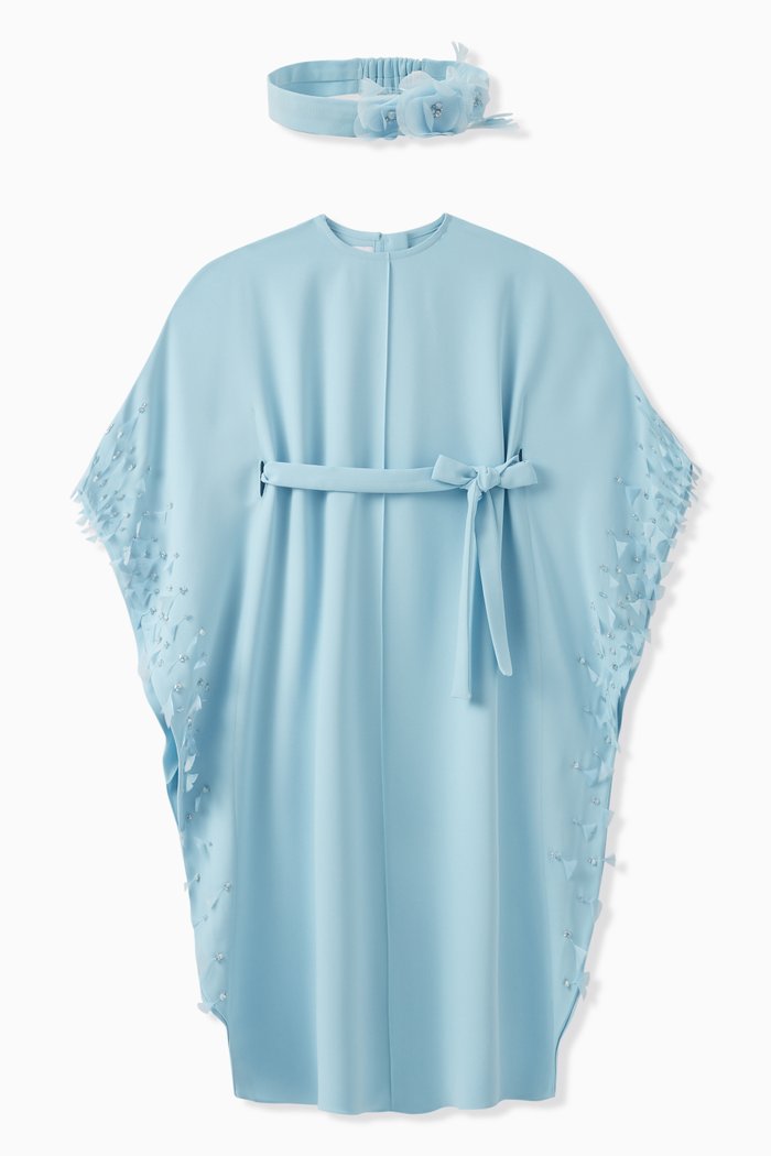 

Constance Mini Embellished Kaftan, Blue