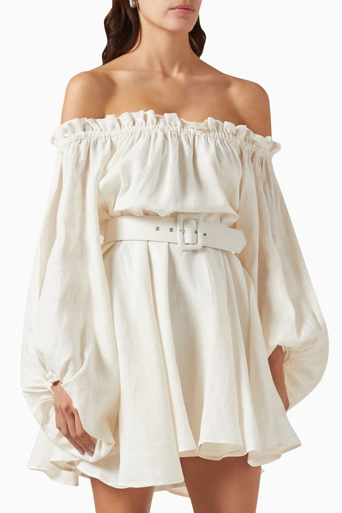 

Lauren Dress in Viscose, White