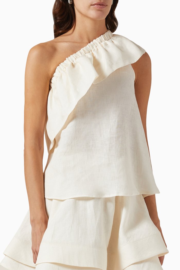 

Joanna Blouse in Viscose, White