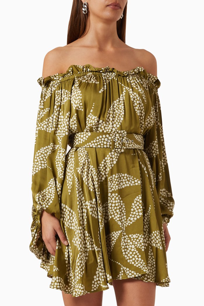 Lauren Mini Dress, Green