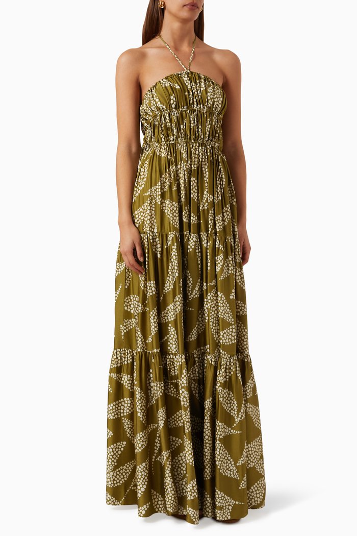 

Greta Maxi Dress, Green