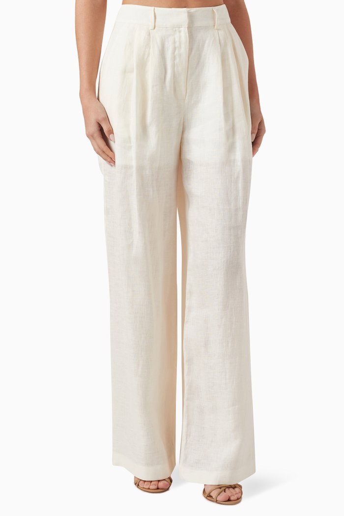

Alina Pants in Viscose, White