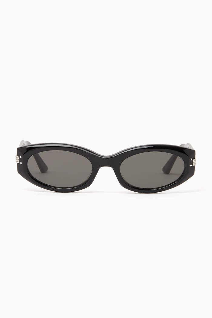 

Mass 01 Sunglasses in Acetate, Black