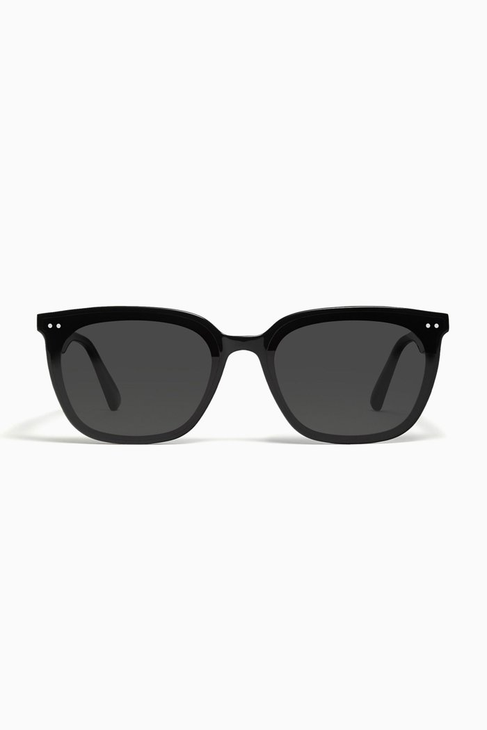 

Heizer 01 Sunglasses in Acetate, Black
