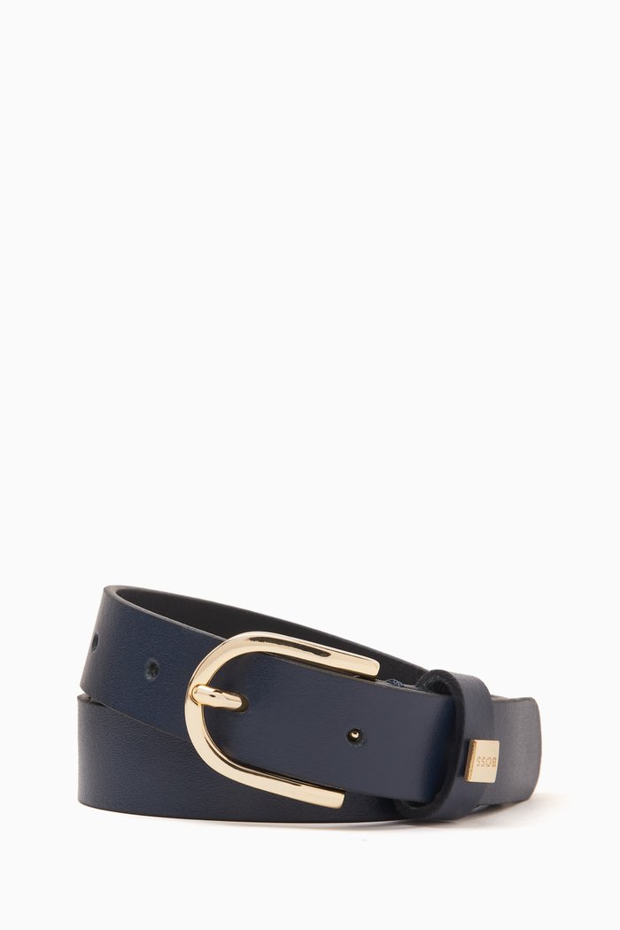 

Scarlet Belt in Leather, Blue