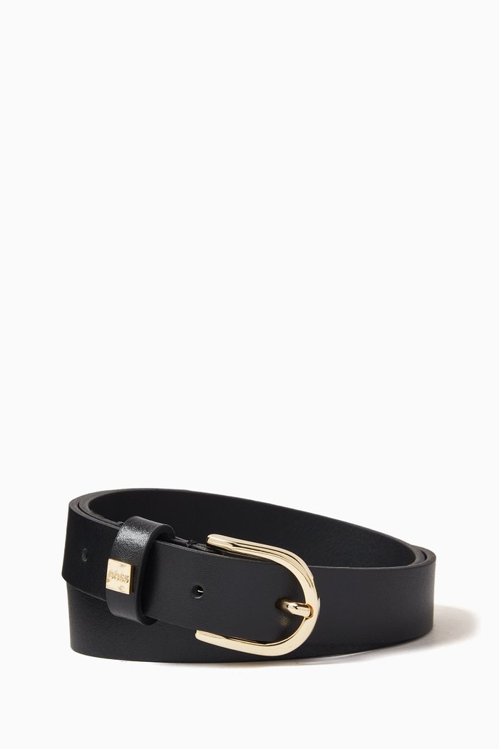 

Scarlet Belt in Leather, Black