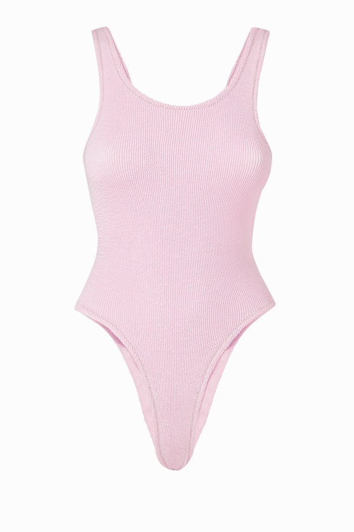 Papaia Scrunch One-piece Swimsuit, Pink