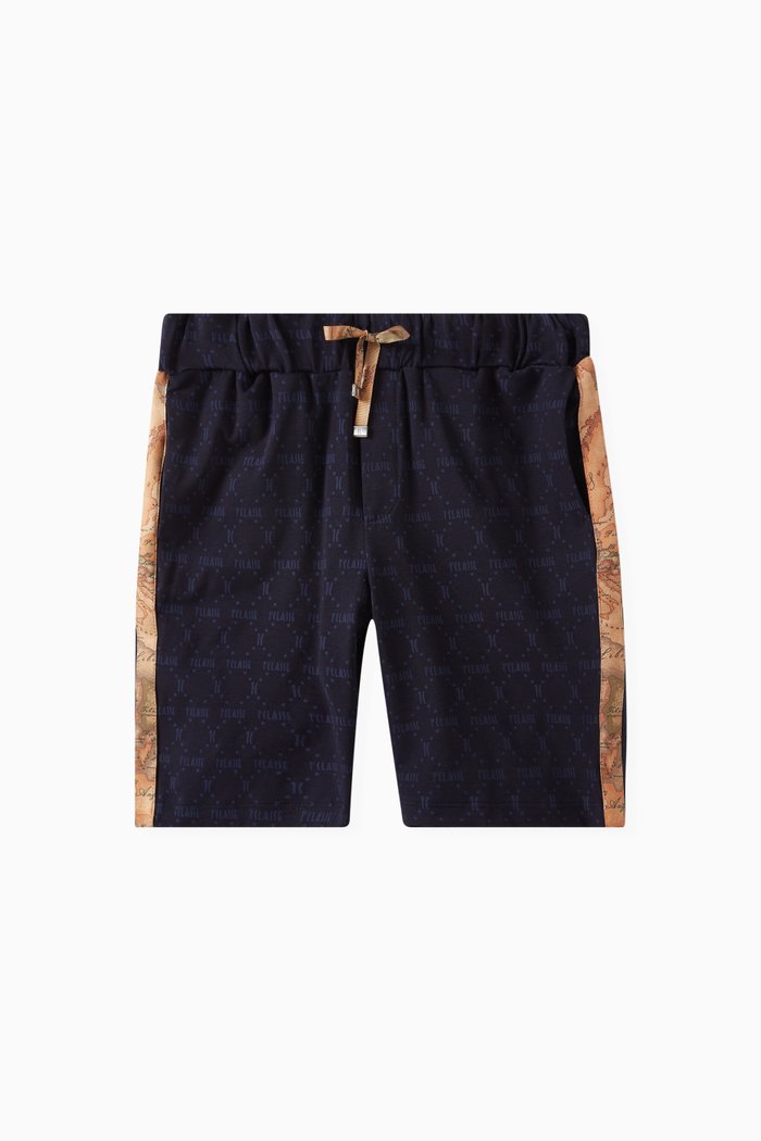 

Logo Print Shorts, Blue