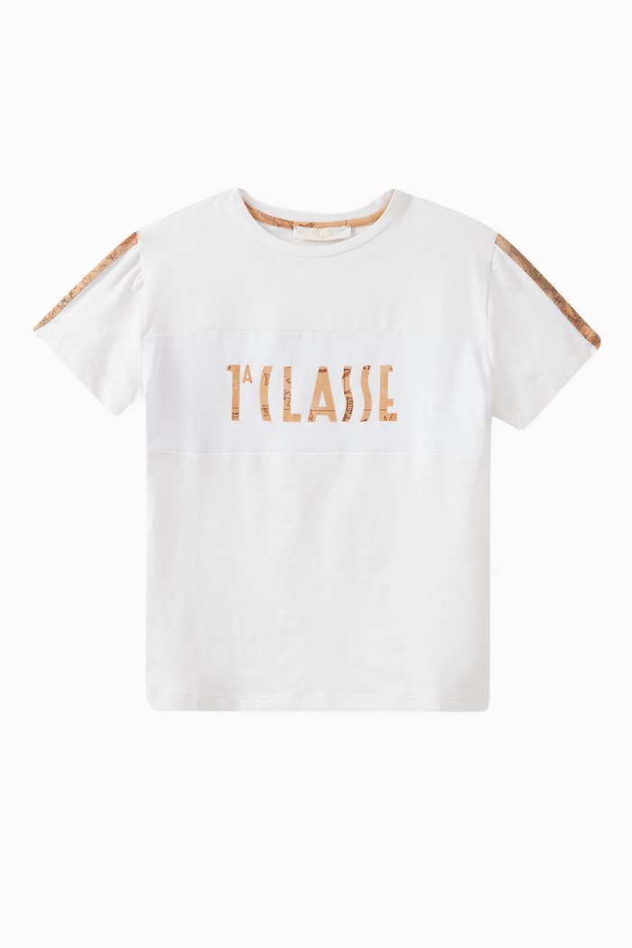 

Logo T-shirt in Cotton Stretch, White