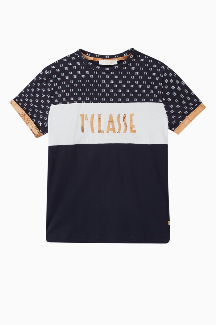 

Logo T-shirt in Cotton Jersey, Blue